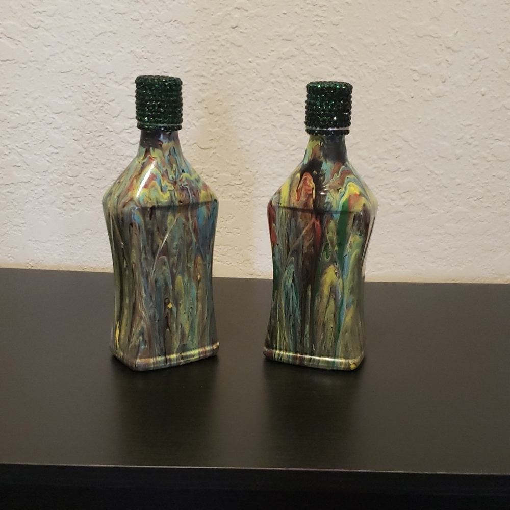 Artistic Swirl Decorative Bottles By : ChanBurSai